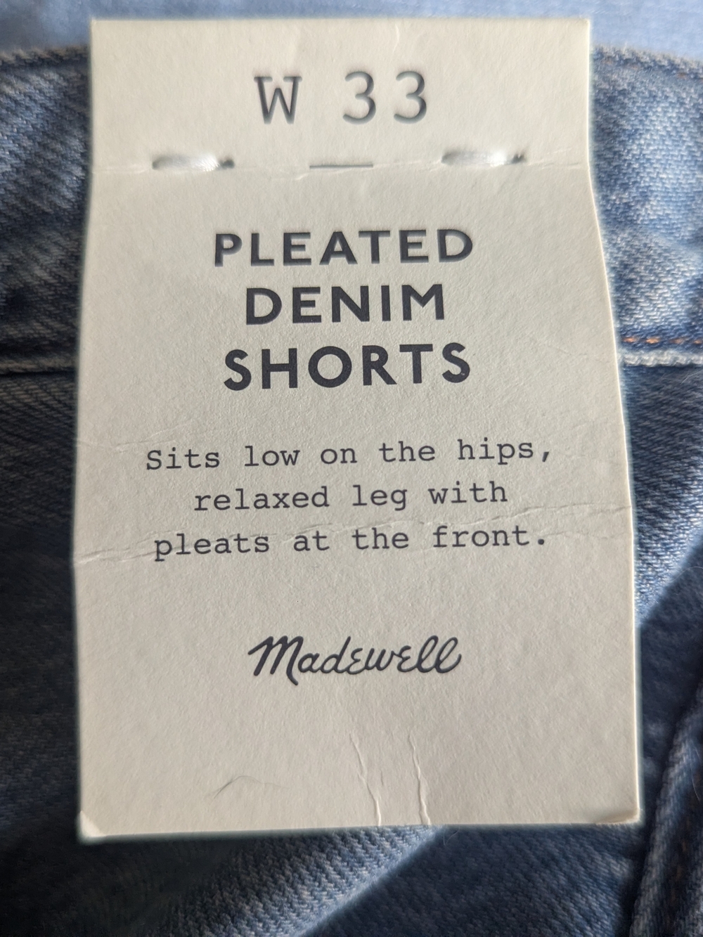 Madewell Faded Blue Denim Cutoff Shorts - Picture 5 of 8